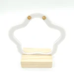 گوشواره طلا 18 عیار زنانه طلاکده مدل ونکلیف میخی - Image 2