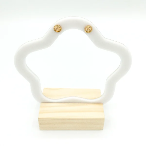 گوشواره طلا 18 عیار زنانه طلاکده مدل ونکلیف دایره - Image 2