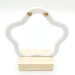 گوشواره طلا 18 عیار زنانه طلاکده مدل ونکلیف قلب - Image 2