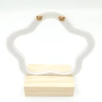 گوشواره طلا 18 عیار زنانه طلاکده مدل ونکلیف پروانه - Image 2