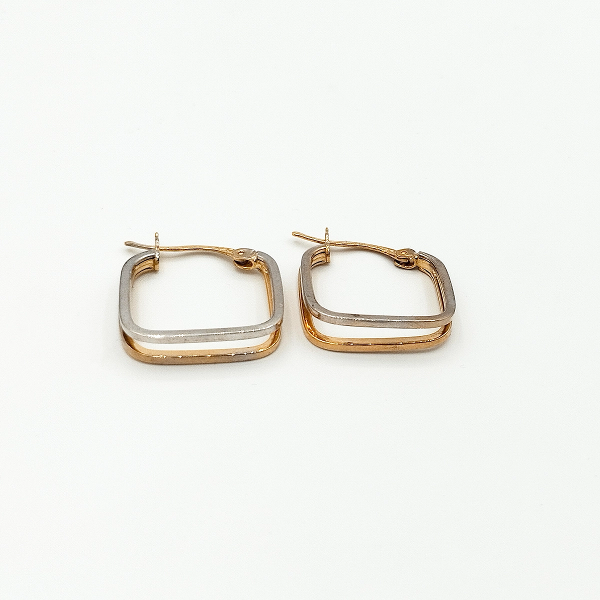 gooshvare-6182 گوشواره طلا 18 عیار زنانه طلاکده مدل لارنس کد 3 - Image 1