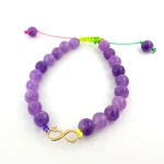 دستبند طلا 18 عیار طلاکده مدل سنگی کد 1000