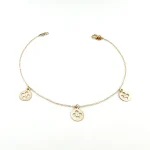 دستبند طلا 18 عیار طلاکده مدل مینیمال کد 12