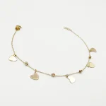 دستبند طلا 18 عیار طلاکده مدل مینیمال کد 1 - Image 2