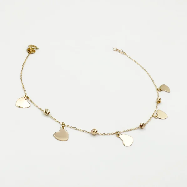 دستبند طلا 18 عیار طلاکده مدل مینیمال کد 1 - Image 2