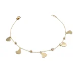 دستبند طلا 18 عیار طلاکده مدل مینیمال کد 1