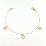 دستبند طلا 18 عیار طلاکده مدل مینیمال کد 3