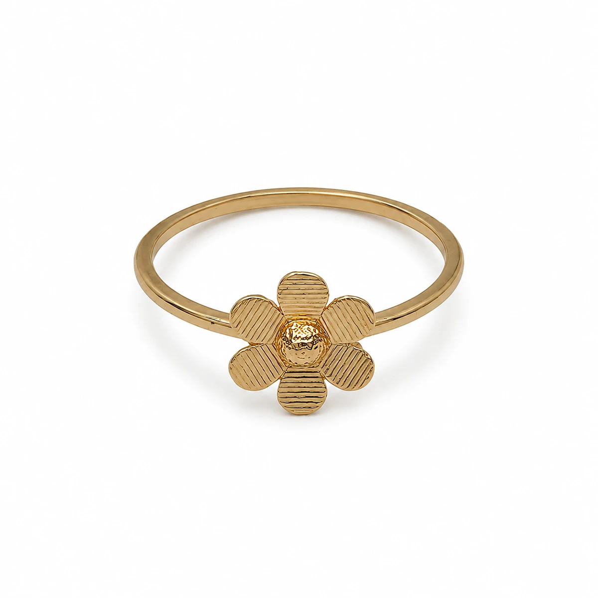 ring-800 انگشتر طلا 18 عیار زنانه طلاکده مدل مینیمال کد 800 - Image 1
