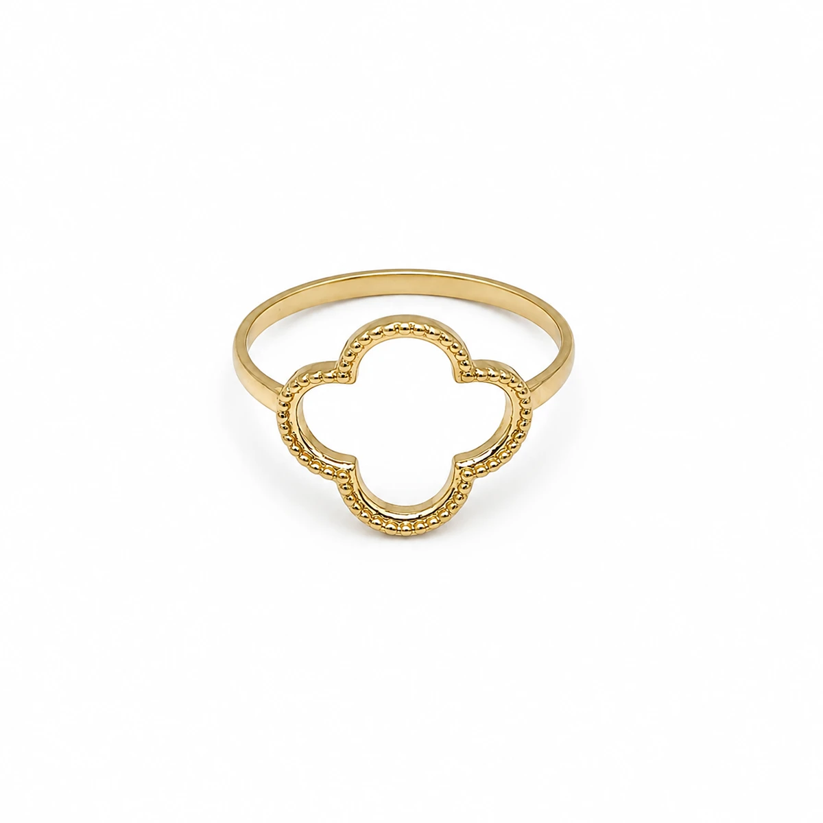 ring-802 انگشتر طلا 18 عیار زنانه طلاکده مدل مینیمال کد 802 - Image 1