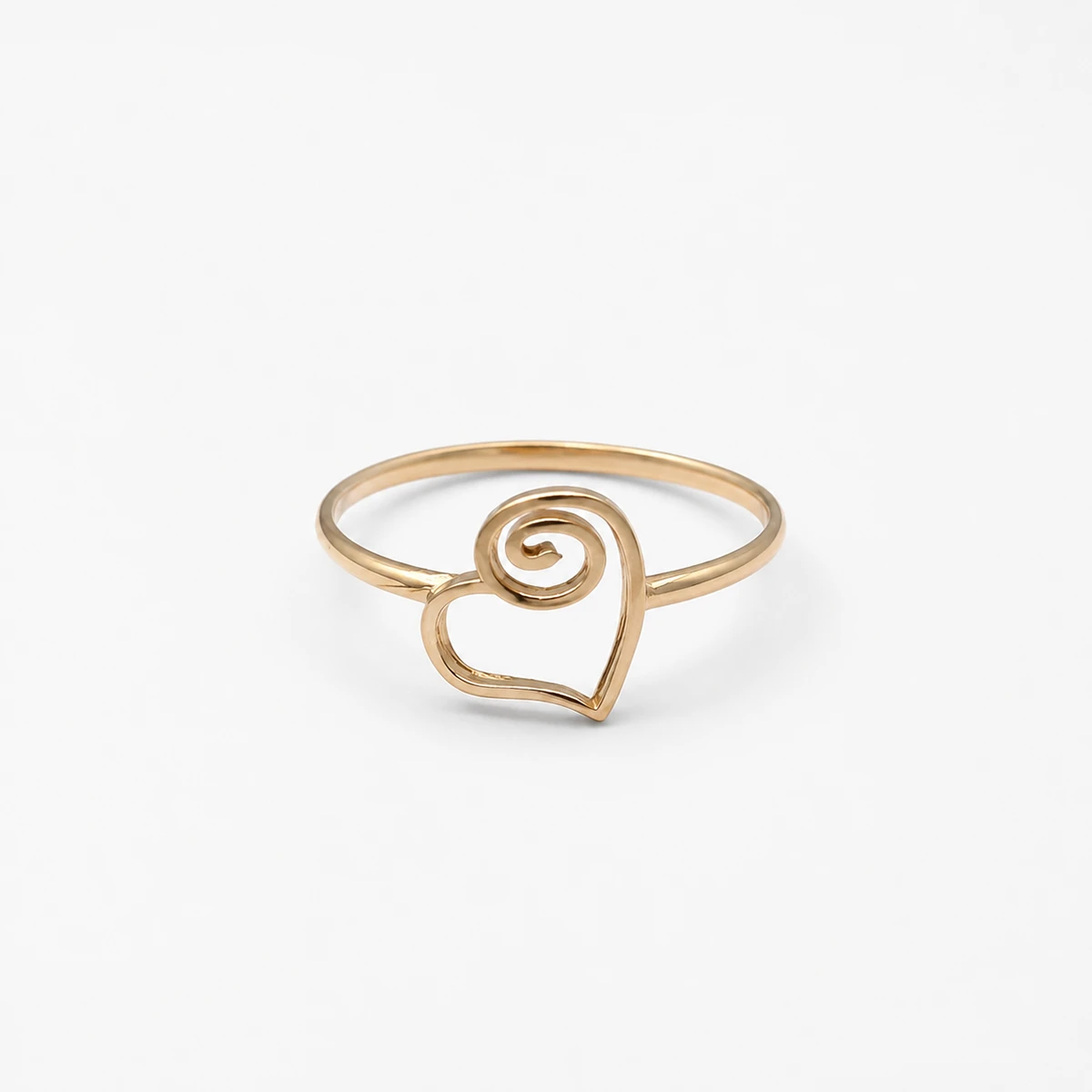 ring-805 انگشتر طلا 18 عیار زنانه طلاکده مدل مینیمال کد 805 - Image 1