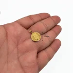 آویز گردنبند طلا 18 عیار طلاکده مدل داریوش بزرگ - Image 3